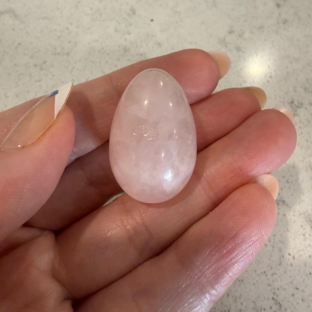 Rose Quartz Egg